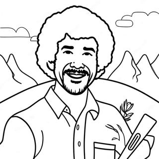 Paginas Para Colorir De Bob Ross 56931-47304