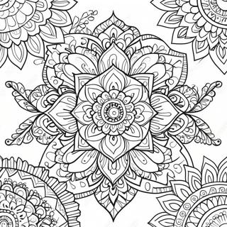 Pagina Para Colorir De Mandala De Flor De Lotus 56951-47318