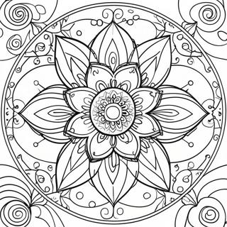 Pagina Para Colorir De Mandala De Flor De Lotus 56951-47319