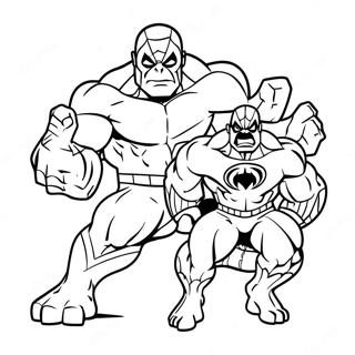 Pagina Para Colorir Do Homem Aranha E Hulk 56961-47331