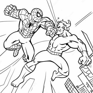 Pagina Para Colorir Do Homem Aranha E Hulk 56961-47332