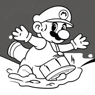 Pagina Para Colorir Do Mario De Gelo Deslizando No Gelo 56992-47359