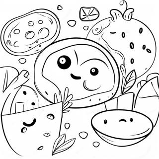 Pagina Para Colorir De Comida Com Olhos 57022-47375