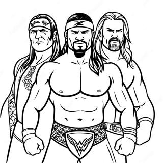 Pagina Para Colorir Dos Superstars Da Wwe Em Acao 57043-47394