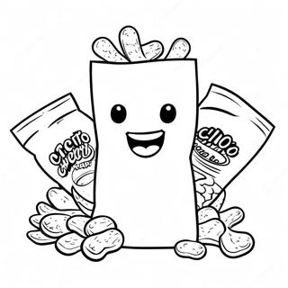 Pagina Para Colorir Do Pacote De Cheetos Quentes 57052-47390