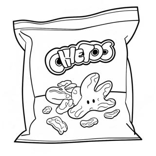 Pagina Para Colorir Do Pacote De Cheetos Quentes 57052-47392