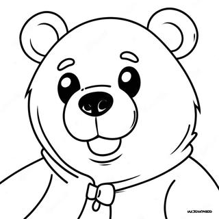 Pagina Para Colorir Do Urso Assustador 57102-47506