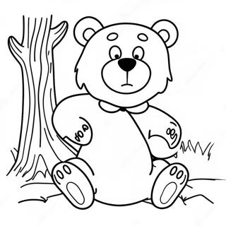 Pagina Para Colorir Do Urso Assustador 57102-47508