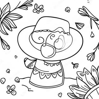 Pagina Para Colorir Da Colorida Festa Do Cinco De Mayo 57113-47520