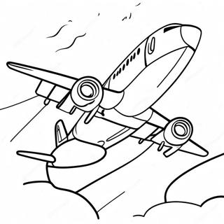 Pagina Para Colorir Do Aviao Da Southwest Airlines Em Voo 57163-47549