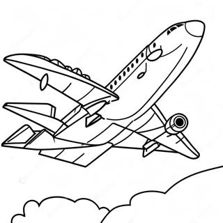 Pagina Para Colorir Do Aviao Da Southwest Airlines Em Voo 57163-47550