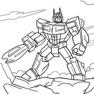 Pagina Para Colorir Do Unicornio Transformers Em Batalha 57284-47645