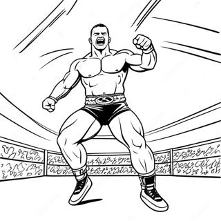 Pagina Para Colorir Do Lutador Da Wwe Pulando Sobre O Oponente 57384-47719