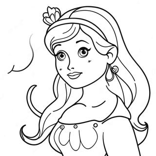 Pagina Para Colorir Da Princesa Disney Encantadora 57445-47770