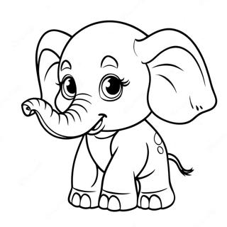 Pagina Para Colorir Elefante Bebe 57544-47844