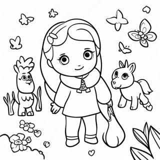 Pagina Para Colorir Da Elinor Com Amigos Coloridos 57575-47869