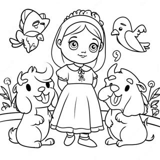 Pagina Para Colorir Da Elinor Com Amigos Coloridos 57575-47870