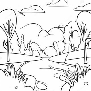 Pagina Para Colorir De Uma Linda Paisagem Sueca 57605-47894