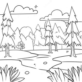 Pagina Para Colorir De Uma Linda Paisagem Sueca 57605-47896