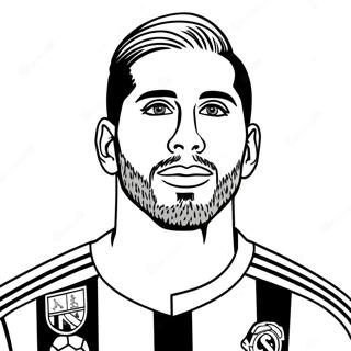 Pagina Para Colorir Do Sergio Ramos 57614-47900