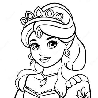 Pagina Para Colorir De Tatuagem Colorida Da Princesa Da Disney 57625-47909