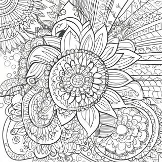 Pagina Para Colorir Padroes Indianos Intricados 57685-47962