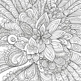 Pagina Para Colorir Padroes Indianos Intricados 57685-47963