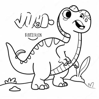 Pagina Para Colorir Alfabeto Dos Dinossauros Colorido 57695-47967