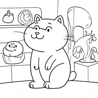 Pagina Para Colorir Do Gato Do Simon 57734-47991