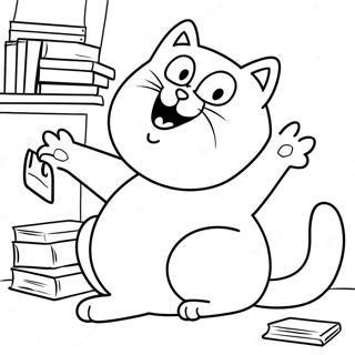 Pagina Para Colorir Do Gato Do Simon Brincalhao 57735-48006