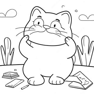 Pagina Para Colorir Do Gato Do Simon Brincalhao 57735-48008