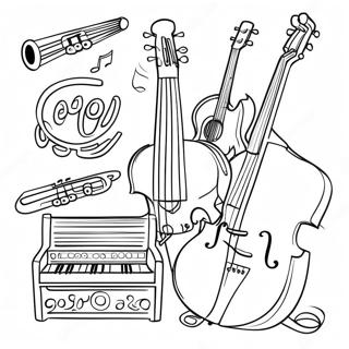 Pagina Para Colorir De Instrumentos Musicais 57765-48053