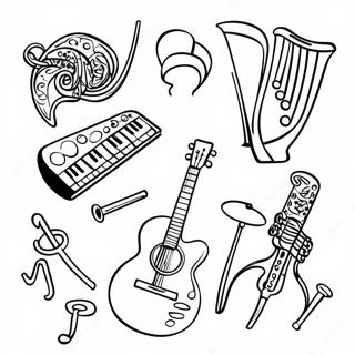 Pagina Para Colorir De Instrumentos Musicais 57765-48055