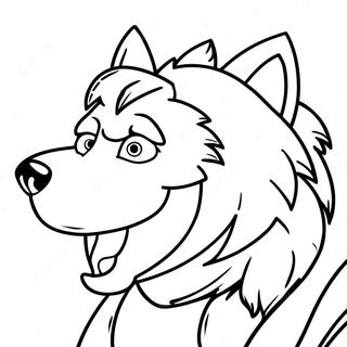 Lobo Sonic Páginas Para Colorir