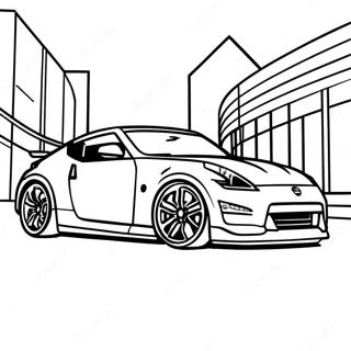 Pagina Para Colorir Do Carro Esportivo Nissan 370z 57844-48083