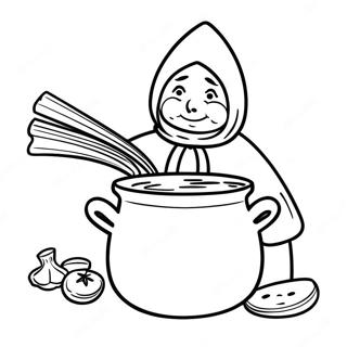 Paginas Para Colorir Da Strega Nona Com A Panela De Massa 57875-48117