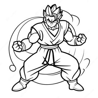 Gohan Em Pose De Batalha Epica Pagina Para Colorir 57945-48166