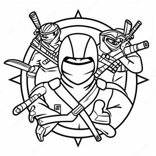 Pagina Para Colorir Do Logo Dos Spy Ninjas 5794-4628