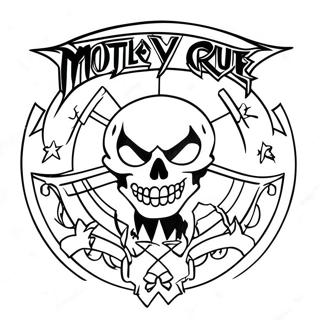 Motley Crue Páginas Para Colorir