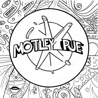 Pagina Para Colorir Do Logo Do Motley Crue 57954-48179