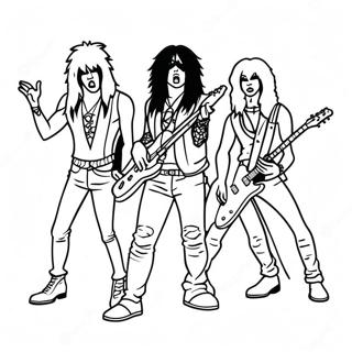 Pagina Para Colorir Do Concerto De Rock Do Motley Crue 57955-48172