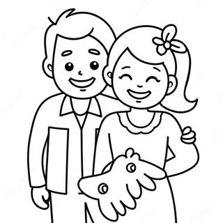 Pagina Para Colorir Da Mamae E Do Papai Felizes 58005-48212