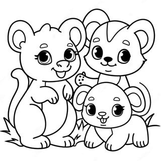 Pagina Para Colorir De Mamiferos Bebes Fofos 58015-48220