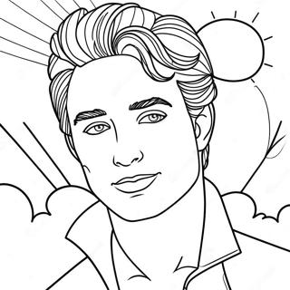 Pagina Para Colorir De Edward Cullen Brilhando Ao Sol 58055-48258