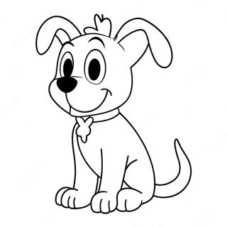 Cão Da Disney Páginas Para Colorir