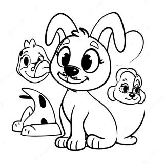 Pagina Para Colorir De Caes Da Disney Brincalhoes 58115-48299