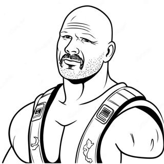 Stone Cold Steve Austin Páginas Para Colorir