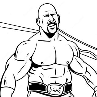 Stone Cold Steve Austin Páginas Para Colorir