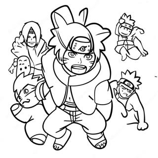 Pagina Para Colorir Personagem Naruto Among Us 58224-48386