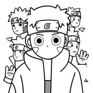 Pagina Para Colorir Personagem Naruto Among Us 58224-48388